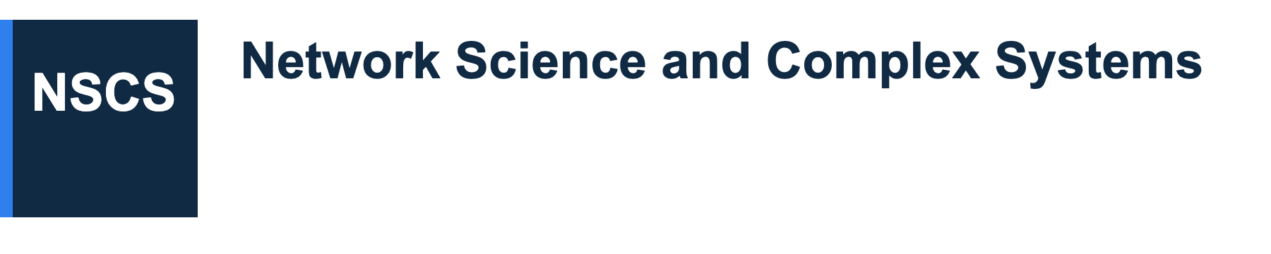 Network Science and Complex Systems logo